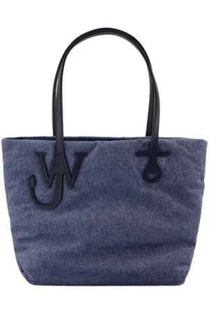 J.W.Anderson Totes & Shopper - Small Puffy Anchor Shopper Bag - Polyester - Blue - Gr. unisize - in - für Damen