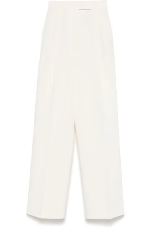 Rohe White High-Waisted Tailored Trousers - Größe 36
