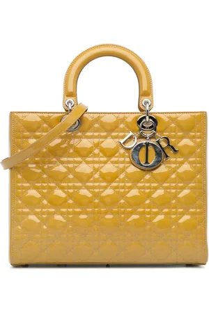 Dior Crossbody Bags - 2012 Large Patent Cannage Lady Dior - Gr. unisize - in - für Damen