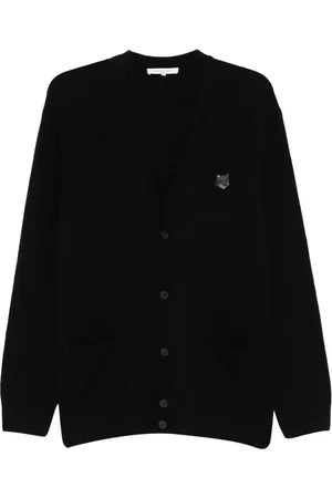 Maison Kitsuné Bold fox head patch regular cardigan divers - Größe M