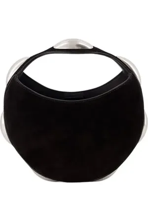 Alexander Wang Crossbody Bags - Dome Circular Top Handle Bag - Leather - Black - Gr. unisize - in - für Damen
