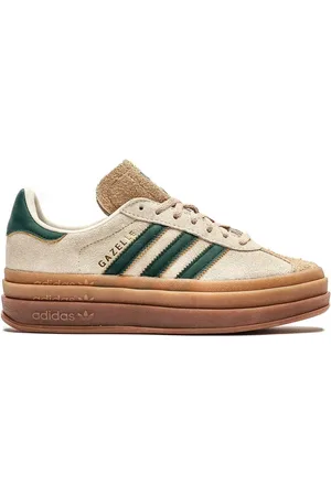 adidas Low-Top Sneaker - GAZELLE BOLD W CWHITE/CGREEN/MAGBEI - Gr. 38_2_3 - in - für Damen