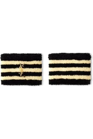 Saint Laurent Armband - Cassandre Ysl Logo Cuffs - Gr. unisize - in Schwarz - für Damen