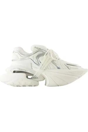 Balmain Low-Top Sneaker - Unicorn Wave Sneakers - Leather - White - Gr. 40 (EU) - in - für Damen