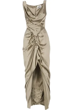 Vivienne Westwood Green Dress With Vent - Größe 40