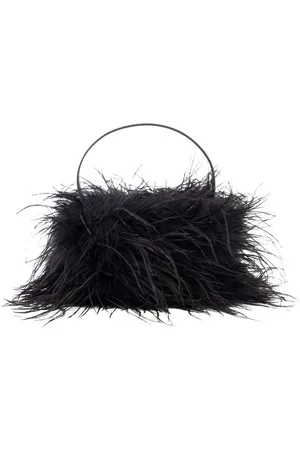 Alexander Wang Crossbody Bags - Heiress Medium Handbag - Feather - Black - Gr. unisize - in - für Damen