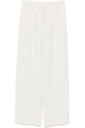 Loulou Studio Ecru Ayla Tailored Trousers - Größe 34