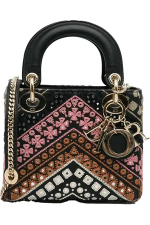 Dior Crossbody Bags - 2019 Mini Calfskin Embroidered Lady Dior - Gr. unisize - in - für Damen