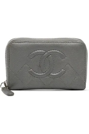 CHANEL Portemonnaie - CC Caviar Zip Coin Pouch - Gr. unisize - in - für Damen