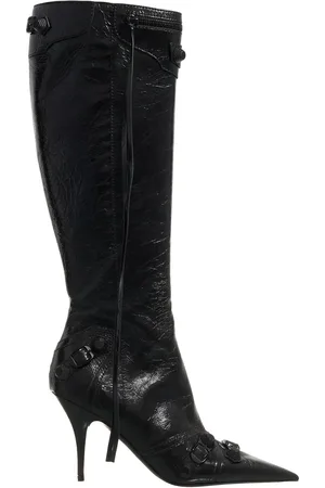 Balenciaga Stiefel & Boots - Cagole 90mm Leather Boot - Gr. 36 (EU) - in - für Damen