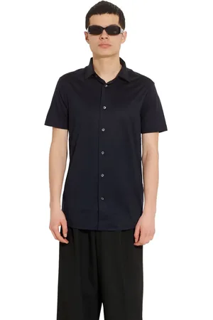 Emporio Armani Doorknoop Polo Blauw - Größe L