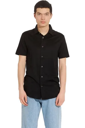 Emporio Armani Doorknoop Polo Zwart - Größe L