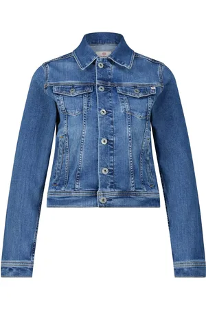Adriano Goldschmied Jeansjacke mit Hemdkragen - Größe L