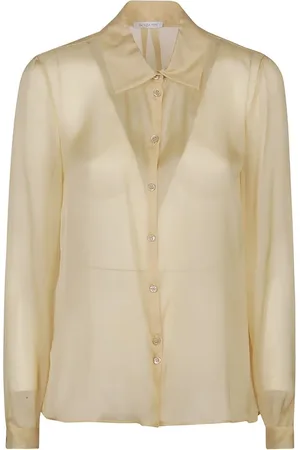 Patrizia Pepe Long Sleeve Shirt Brown - Größe 40