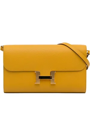 Hermès Portemonnaie - 2020 Epsom Constance Long To Go Wallet - Gr. unisize - in - für Damen