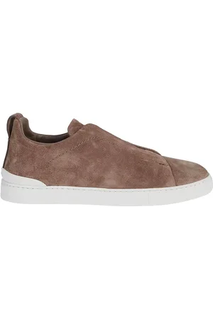 Ermenegildo Zegna Low-Top Sneaker - Triple Stitch Low Top Sneakers Brown - Gr. 7 - in - für Damen