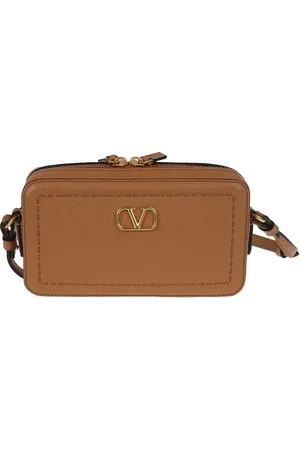 VALENTINO Hobo Bags - Grained Calfskin Mini Camera Case - Gr. unisize - in - für Damen