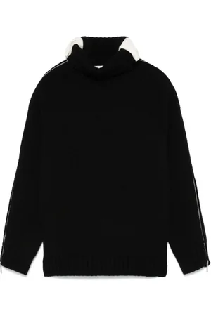 Helmut Lang Suitcase T Neck Wool Black - Größe M