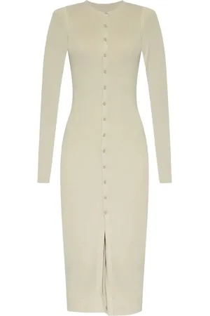 Maison Margiela Midi Dress Light Grey - Größe M