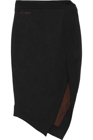 The Attico Midi Skirt Black Fade/brown - Größe 40