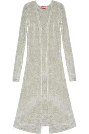 Diesel Cardigan Logo Grey - Größe XS