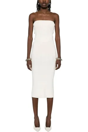 MUGLER Skirt Off White - Größe M