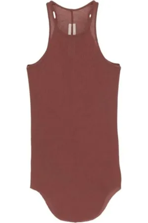 Rick Owens Top Basic Rib Tank Throat - Größe 40