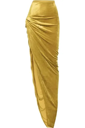 Rick Owens Twist Edfu Skirt Acid - Größe 42