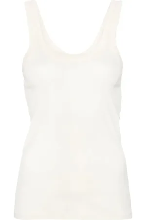 LEMAIRE Rib Tank Top Lemon Glaze - Größe L