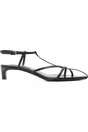 Jil Sander Sandalen - Cage Sandal Kitten Heel Black - Gr. 36 (EU) - in - für Damen