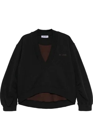 The Attico Sweatshirt Black Fade/brown - Größe 40