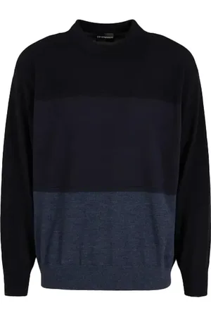 Emporio Armani Fantasy Blue Jumper - Größe XXL