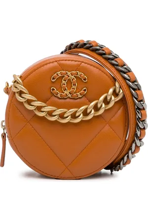 CHANEL Clutches - 2021 Lambskin 19 Round Clutch with Chain - Gr. unisize - in - für Damen