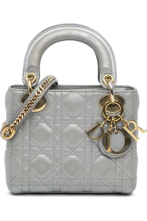 Dior Crossbody Bags - 2019 Mini Metallic Lambskin Cannage Lady Dior - Gr. unisize - in - für Damen