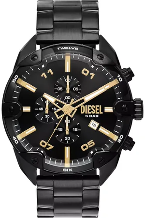Diesel Uhren - Spiked Uhr - Gr. unisize - in Schwarz - für Damen