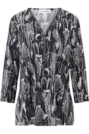 Joseph Ribkoff Blusenshirt mit Muster und Strasssteinen - Größe 40