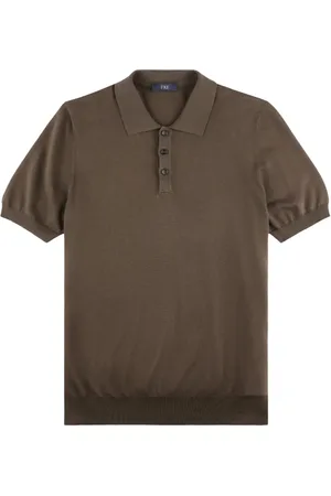 FAY T-Shirts And Polos Brown - Größe 48