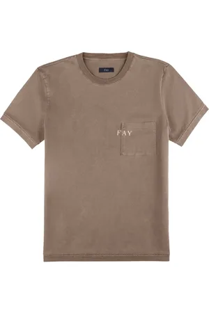 FAY T-Shirts And Polos Brown - Größe L
