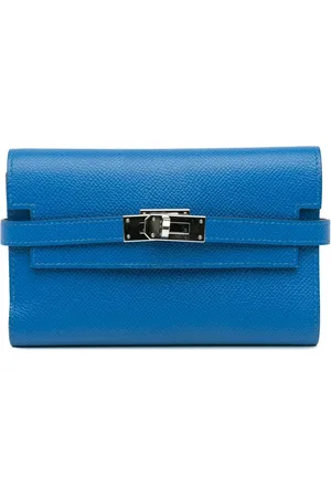 Hermès Portemonnaie - 2019 Medium Epsom Kelly Depliant Wallet - Gr. unisize - in - für Damen