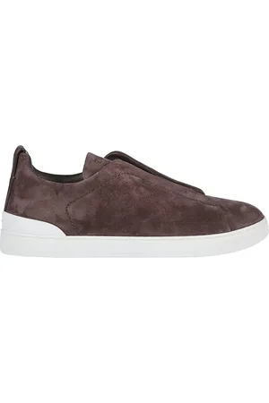 Ermenegildo Zegna Low-Top Sneaker - Triple Stitch Low Top Sneakers Brown - Gr. 8 - in - für Damen