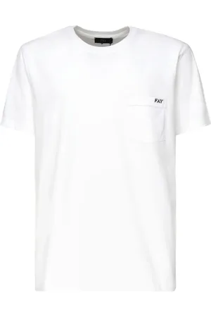 FAY T-Shirts And Polos White - Größe M