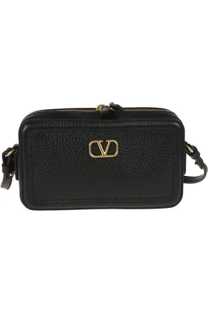 VALENTINO Hobo Bags - Grained Calfskin Mini Camera Case - Gr. unisize - in - für Damen