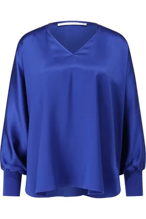 HERZENSANGELEGENHEIT Oversized Bluse mit Seide und Kaschmir - Größe 34
