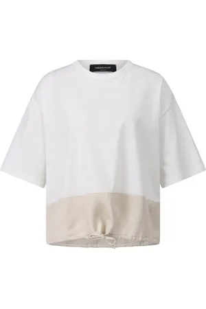 Fabiana Filippi White Cotton T-Shirt - Größe 34