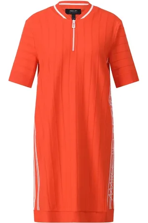 Marc Cain Midikleid mit Logo-Streifen - Größe 40