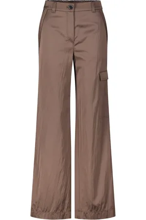 Marc Cain Puddle Pants in glänzender Optik - Größe 34