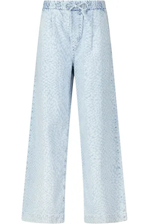 LALA BERLIN Wide-Leg Jeans Pablo mit Muster - Größe M