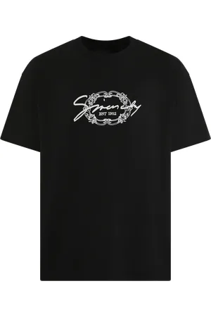 Givenchy Heren Medallion T-Shirt Zwart - Größe L