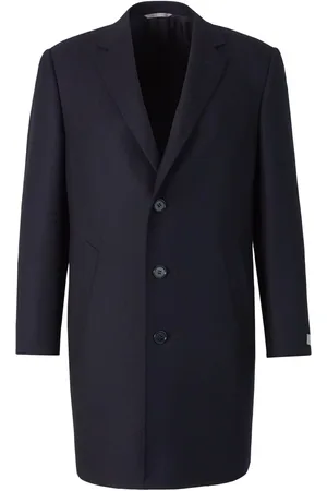 CANALI Herringbone Wool Coat - Größe 46