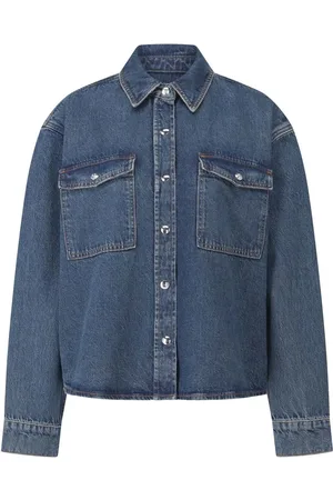 ANINE BING Oversized Overshirt Paxton aus Denim - Größe L